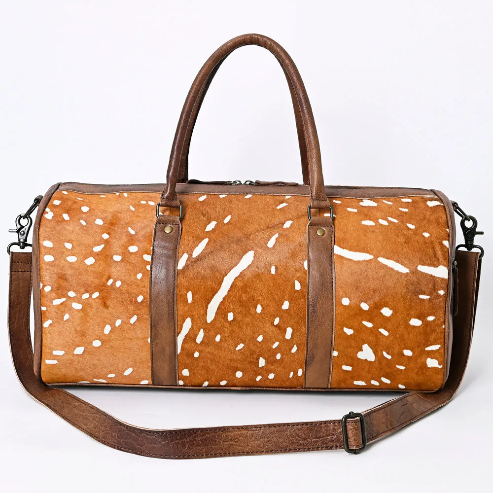 American Darling ADBGS174H Duffel Hair-On Genuine Leather Women Bag Western Handbag Purse