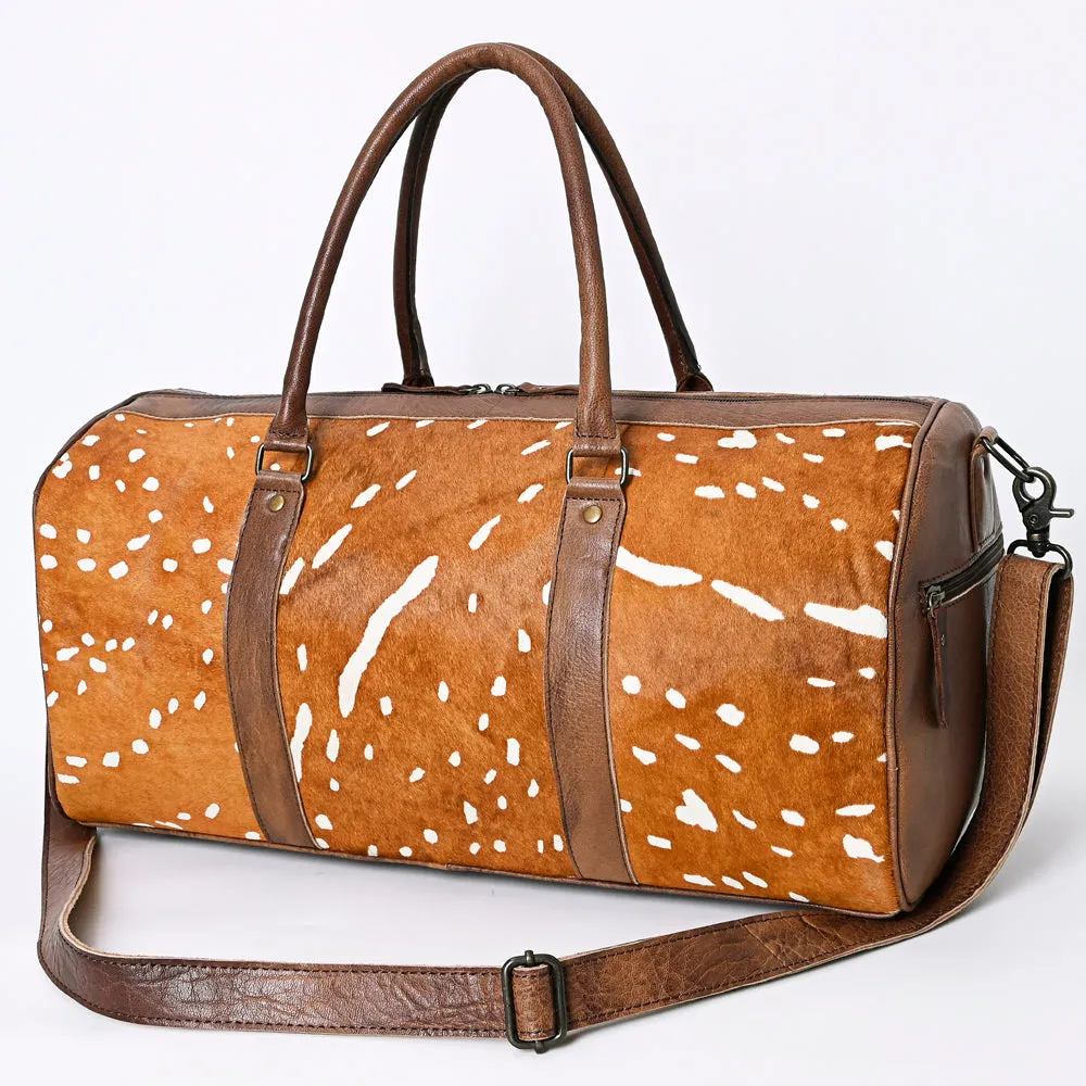 American Darling ADBGS174H Duffel Hair-On Genuine Leather Women Bag Western Handbag Purse