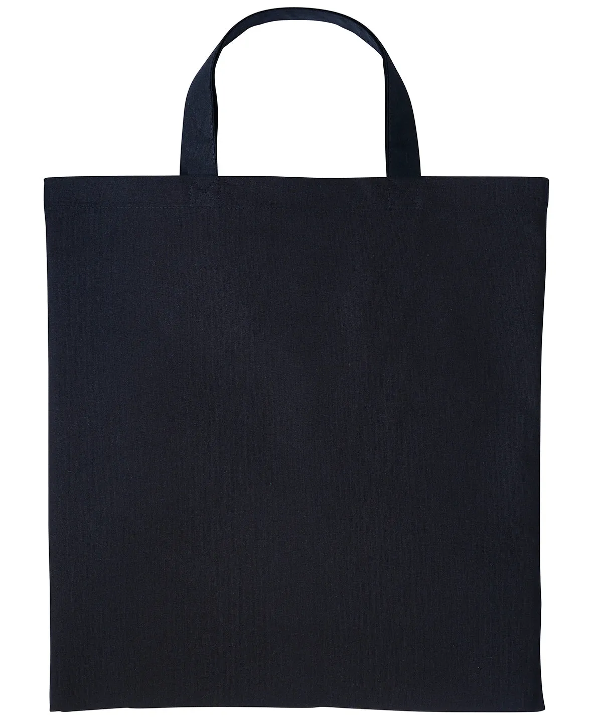 Black - Cotton shopper short handle