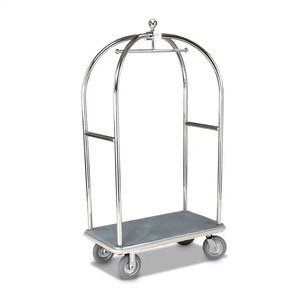 Forbes Industries 2519-SS 43" Birdcage® Luggage Cart Tubular Superstructure with Skirt