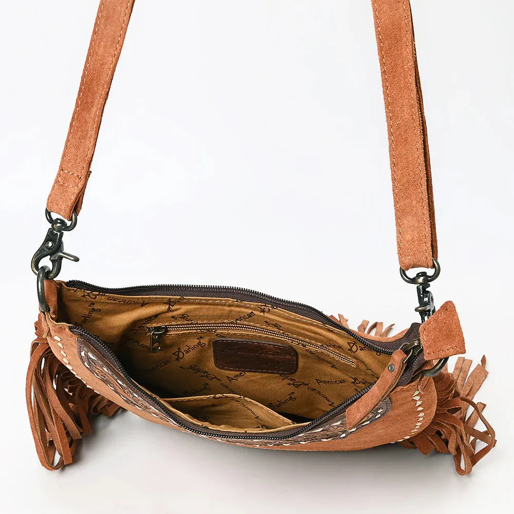 Timeless Trail Suede Leather Crossbody Purse